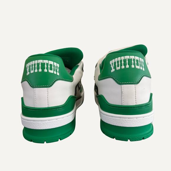 Size 8.5US - Louis Vuitton LV Trainer Green Low-Top Men's - Picture 4 of 6